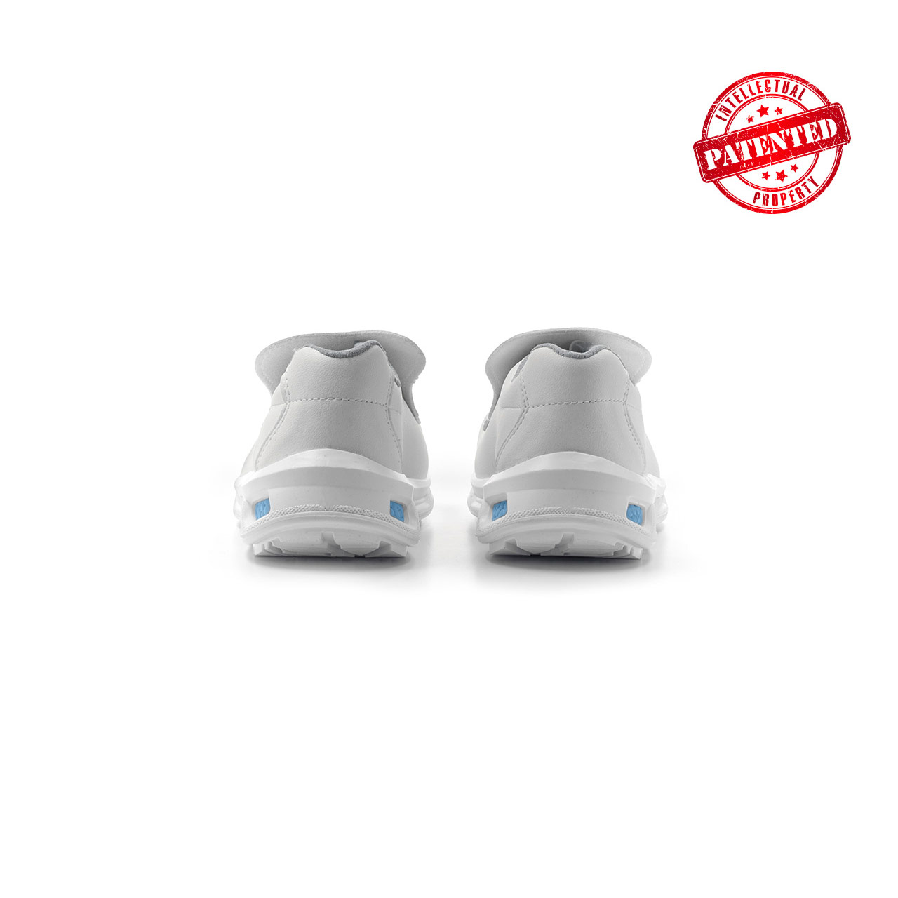paio di scarpe antinfortunistiche upower modello blanco linea redlion vista retro